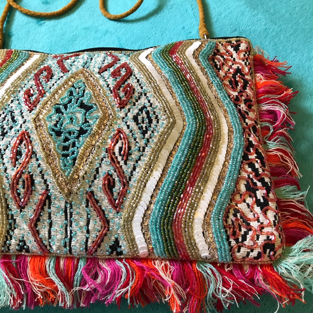 NEW gorgeous beaded EXPRESS NYC purse - Picture 5 of 13